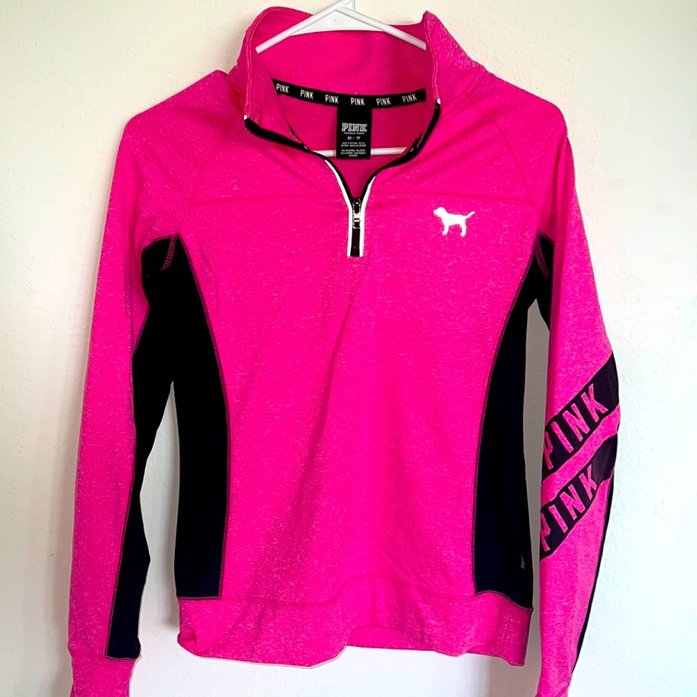 PINK 1/4 zip up jacket